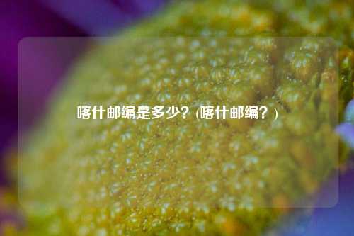 喀什邮编是多少？(喀什邮编？)