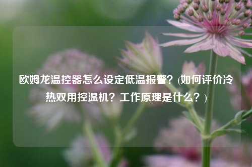 欧姆龙温控器怎么设定低温报警？(如何评价冷热双用控温机？工作原理是什么？)