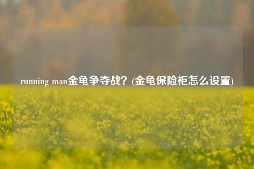 running man金龟争夺战？(金龟保险柜怎么设置)