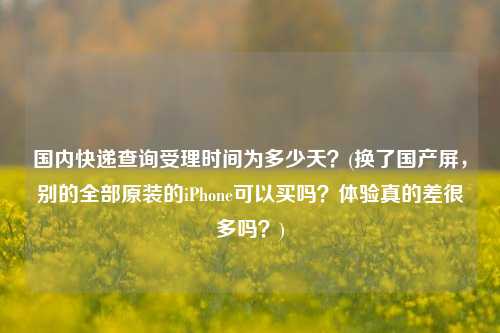 国内快递查询受理时间为多少天？(换了国产屏，别的全部原装的iPhone可以买吗？体验真的差很多吗？)