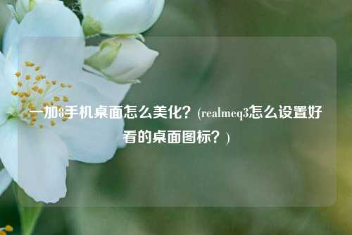 一加8手机桌面怎么美化？(realmeq3怎么设置好看的桌面图标？)